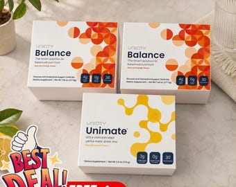 Mistura para bebida de fibra Unimate nd balance 3x unicity