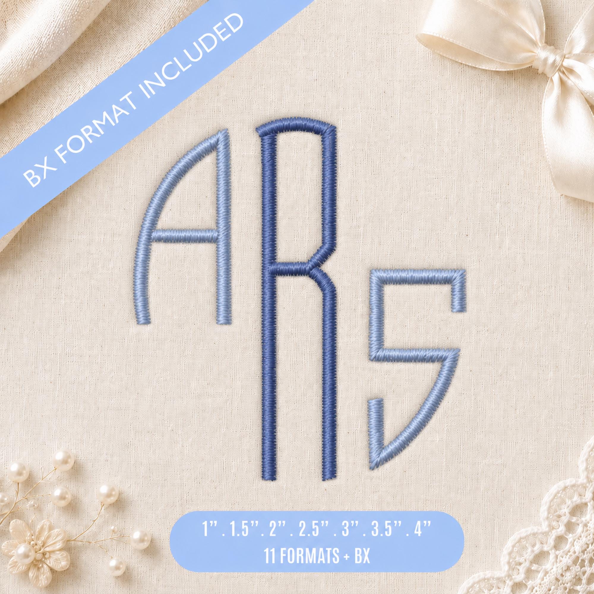 Vintage Interlocking Font - Etsy