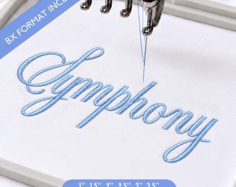 Verspielte Stickschrift „Whimsical Grace“, elegante Kursivschrift (BX), romantisches Maschinenstickalphabet, Namensmonogramm für Hochzeiten, PES-, DST- und JEF-Dateien