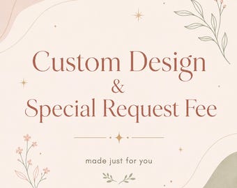 Design personalizzato e richieste speciali, file di ricamo a macchina personalizzato, ricamo con nome personalizzato, download digitale su ordinazione