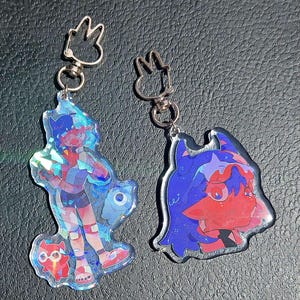 キーホルダー・アクリルキーホルダー Ado x Pusheen Acrylic Key Chain 3 type Ado Acrylic Keychain - Etsy