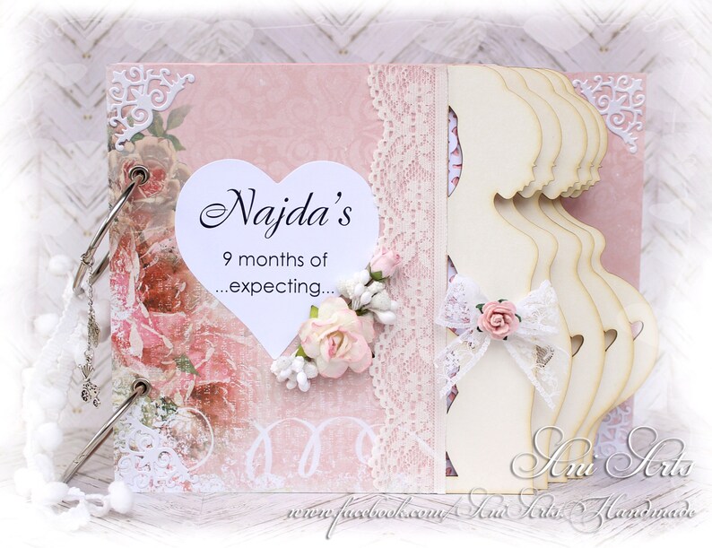 Pregnancy Journal Personalised Pregnancy Gift Mom to Be Gift Expecting Mom Memory Book Pregnancy Diary Scrapbook Album