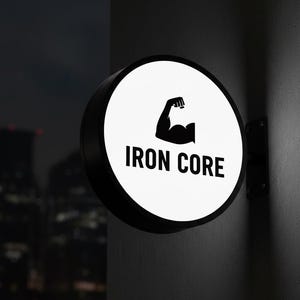 Custom Double-Sided Light Box Sign, Illuminated Business Advertising, Outdoor Projection Shop Sign