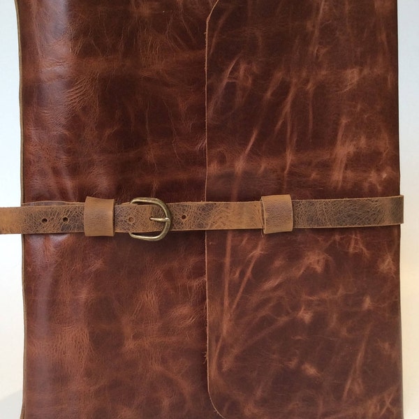 3-Ring Binder Cover Genuine Leather Portfolio Binder Personalized Business Portfolio