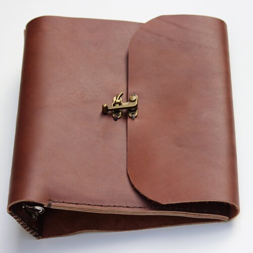 Personalized Leather Portfolio Binder 3 Ring With Zipper for Etsy