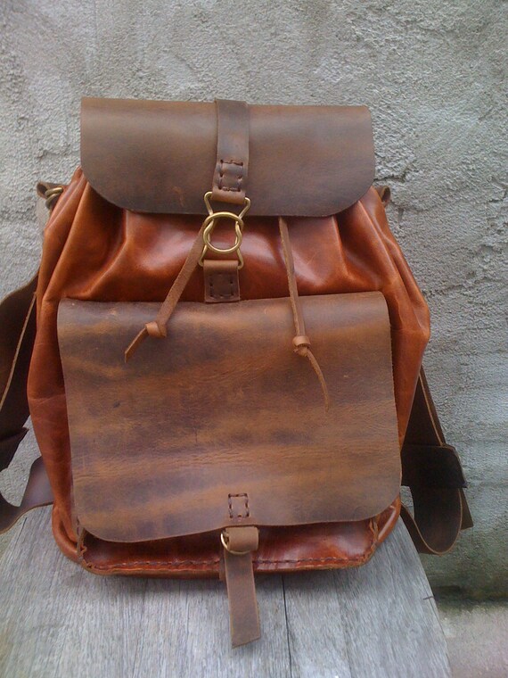 custom made leather backpacks