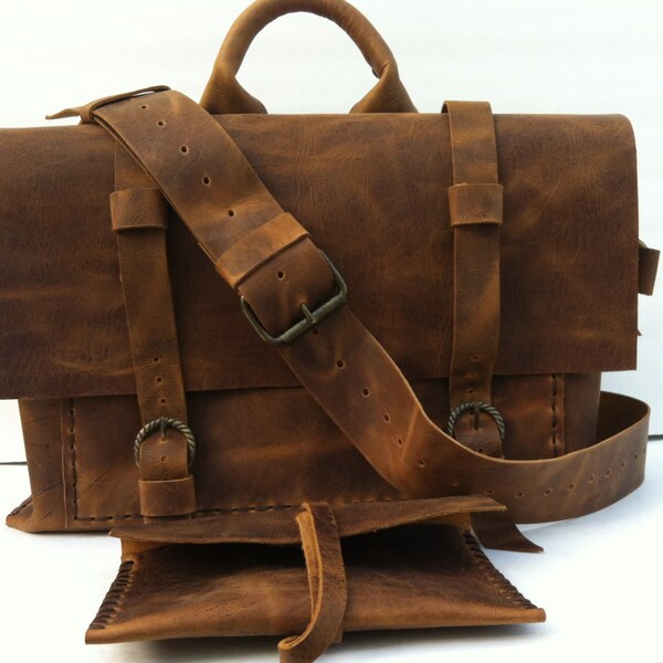 Leather Crossbody Bag Made Of Full Grain Leather Custom Leather Bag