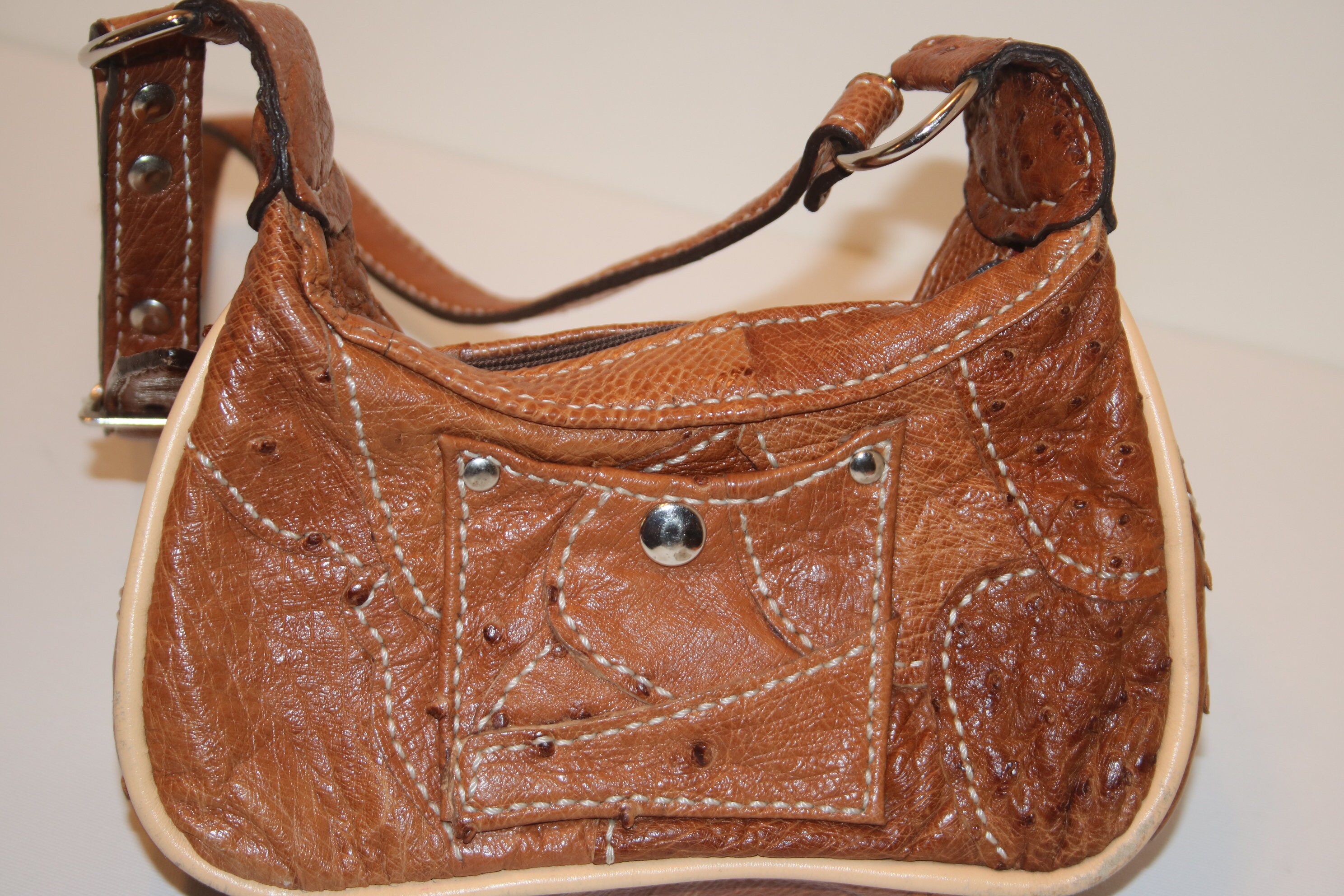 Vintage Leather Mexican Souvenir Purse Pathwork Leather and | Etsy