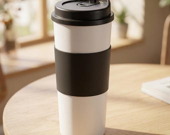 16OZ Reusable Travel Coffee Mug Cup With Lid BPA Free Plastic Tumbler Coffee Tea Cup With Lid Korean Style Leak Resistant To Go Cup