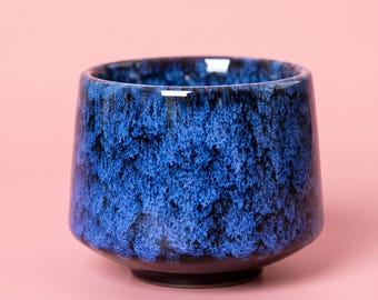 Blue Ceramic Coffee Cup Ceramic Blue Tea Cup Tumbler Home Decor Mug Gift for Her Ceramic Mug Bridal Party Mug Latte Cappuccino Cup