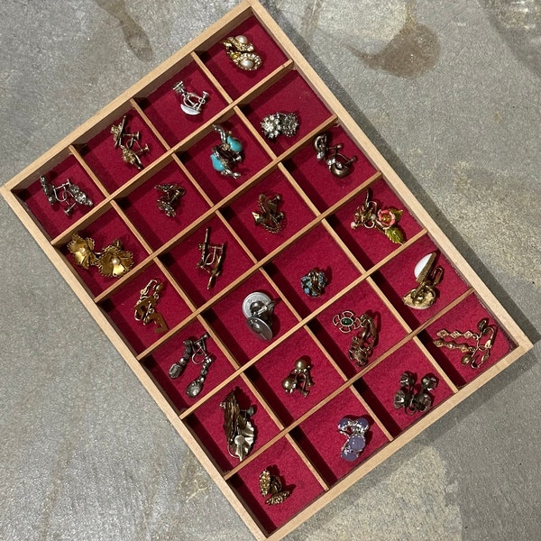 Lot of 24 Vintage Clip/Screw-on Earrings