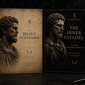 Stoic Discipline Protocol Bundle | Inner Citadel Journal & Daily Standard Printable | Discipline System for Men | Instant Download