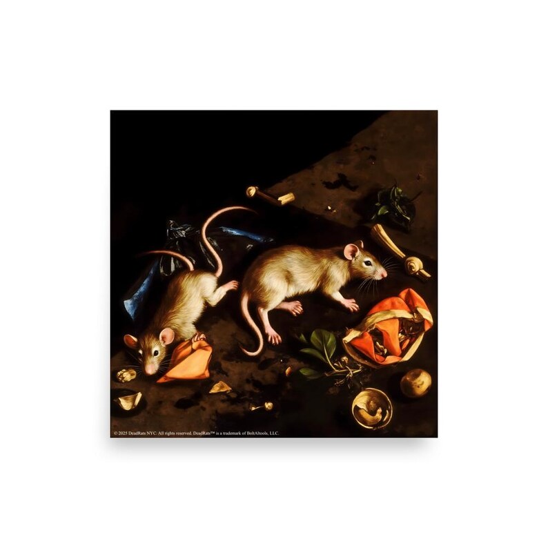 Renaissance Rats Rat Renaissance Poster Art Print Poster | NYC Wall Art | Urban Art ...