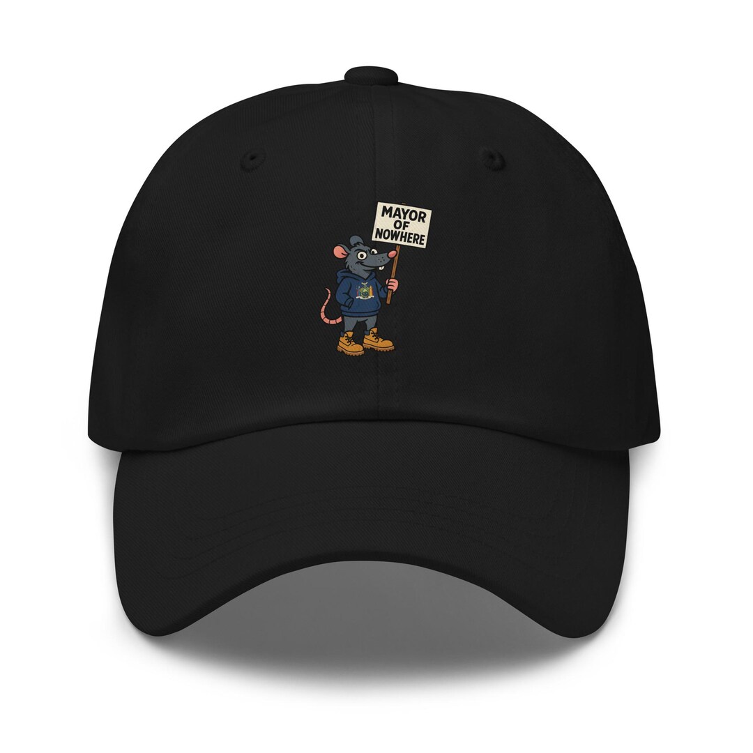 Nowhere Mayor Mayor of Nowhere Embroidered Baseball Cap | Funny Political Hat ...