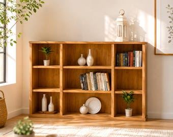 Planos para construir una estantería de madera (PDF) / Planos para construir una librería de madera / Estante de almacenamiento de 122 cm (48 pulgadas)