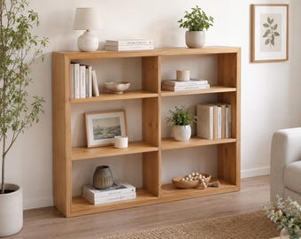 Planos de estanterías en PDF / Planos para librerías DIY / Planos de estanterías cúbicas / Planos de carpintería / Planos para construir estanterías de almacenamiento