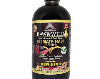 Raw & Wild with Pau D’Arco and Beet Root Wellness Blend - 8oz