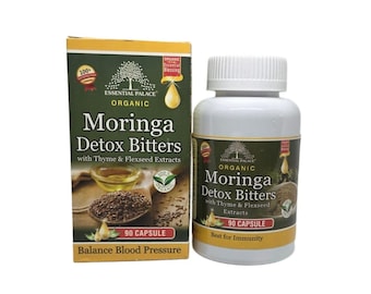 Moringa Capsules | Cold Pressed, Organic Wellness - 90 count