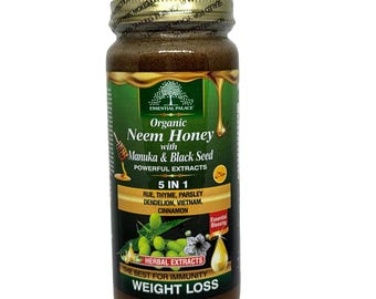 Organic Neem & Dandelion Infused Manuka Honey Blend - 16oz
