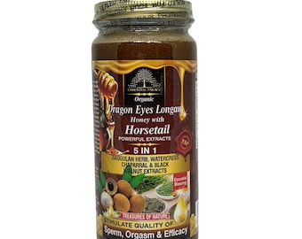 Organic Dragon Eyes Infused Honey Blend - 16oz