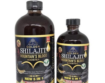 Golden Shilajit with Ashwagandha Herbal Blend