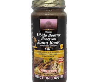 Organic Suma Root & Oat Straw Infused Honey Blend - 16oz