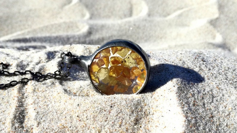 Terrarium Jewelry One of a kind Raw amber Pendant amber necklace terrarium