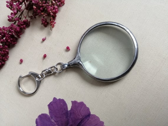 Magnifying Glass Loupe Key Chain Key Ring Men Gift Loupe Magnifying Keychain Outdoors Man Mountain Man Hiking Etsy UK
