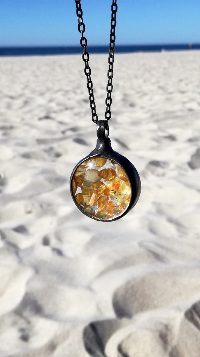 Terrarium Jewelry One of a kind Raw amber Pendant amber necklace terrarium