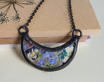 Pressed Flower Necklaces