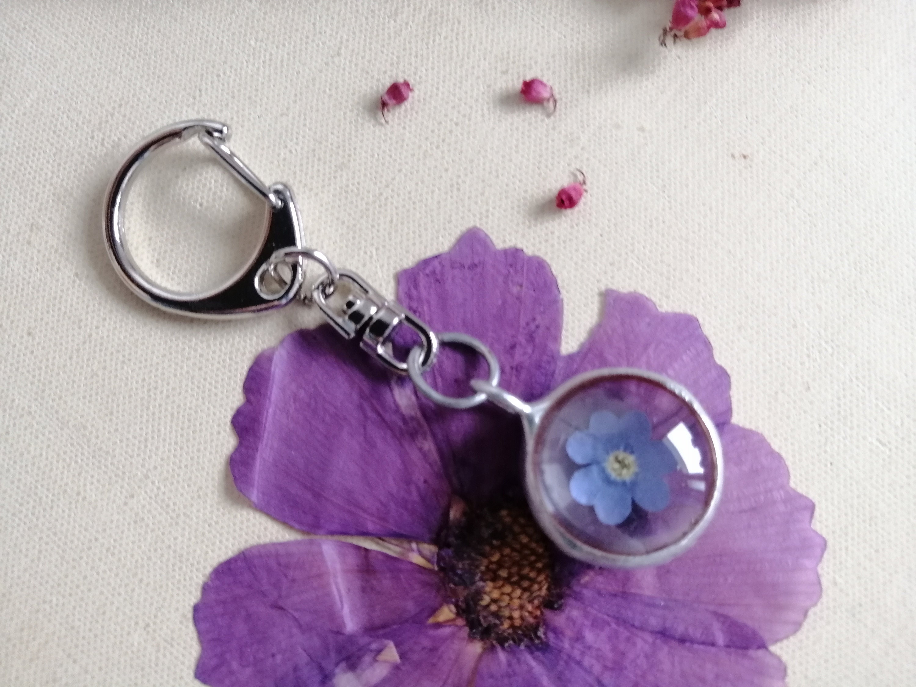 Herbarium Keychain - Etsy 