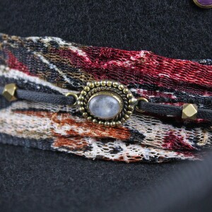 The Strawberry Fields Fedora : Western Style Hat with Elaborate Detailing
