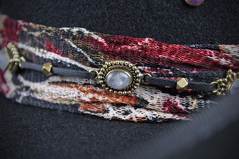 The Strawberry Fields Fedora : Western Style Hat with Elaborate Detailing