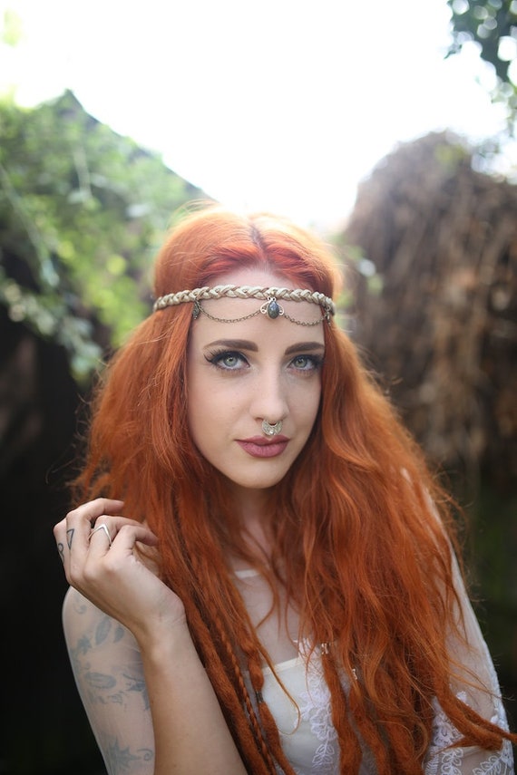 Harvest Moon Laboradite Headpiece - Headress Bohemian Hippie  display picture 2
