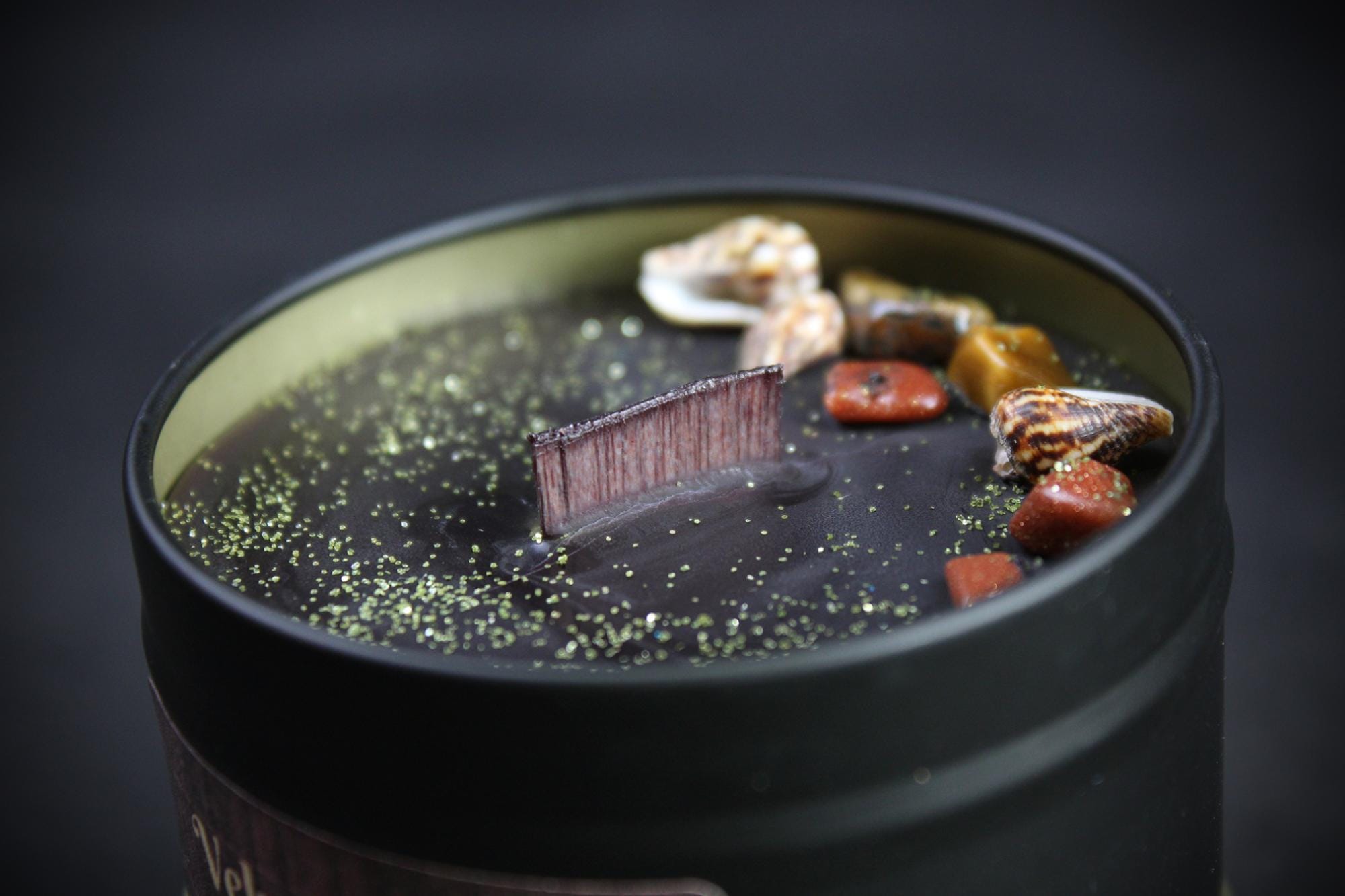 velvet tobacco candle Velvet Smoke : Black Wax Scented Candle With Hints of Citrus & Tobacco