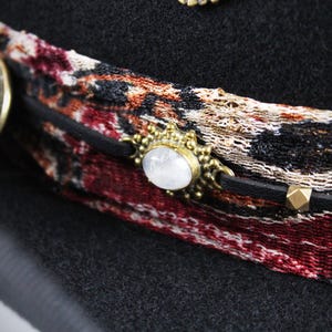 The Strawberry Fields Fedora : Western Style Hat with Elaborate Detailing