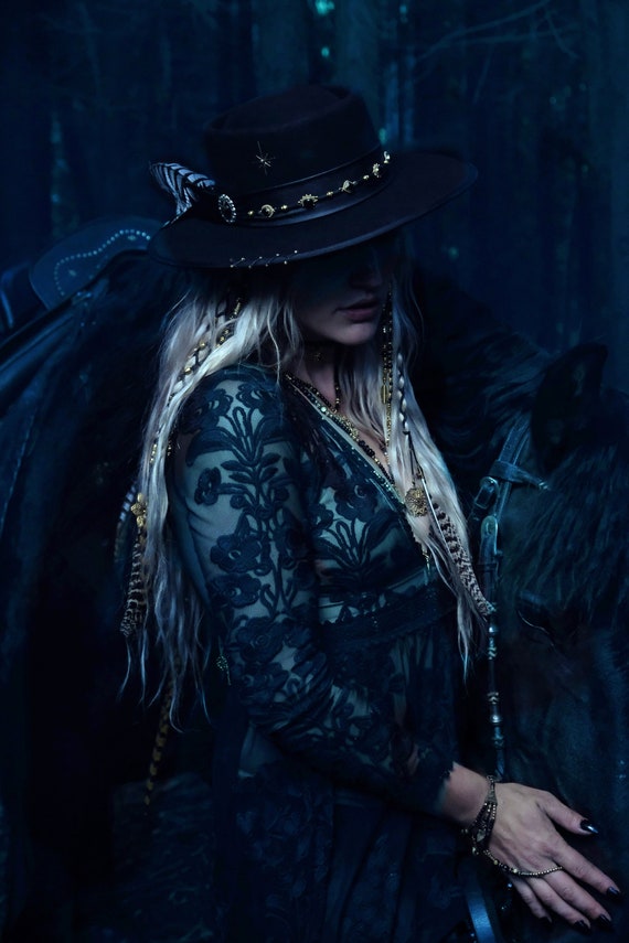 Gambler style western hat discount