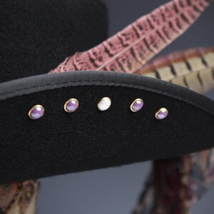 The Strawberry Fields Fedora : Western Style Hat with Elaborate Detailing