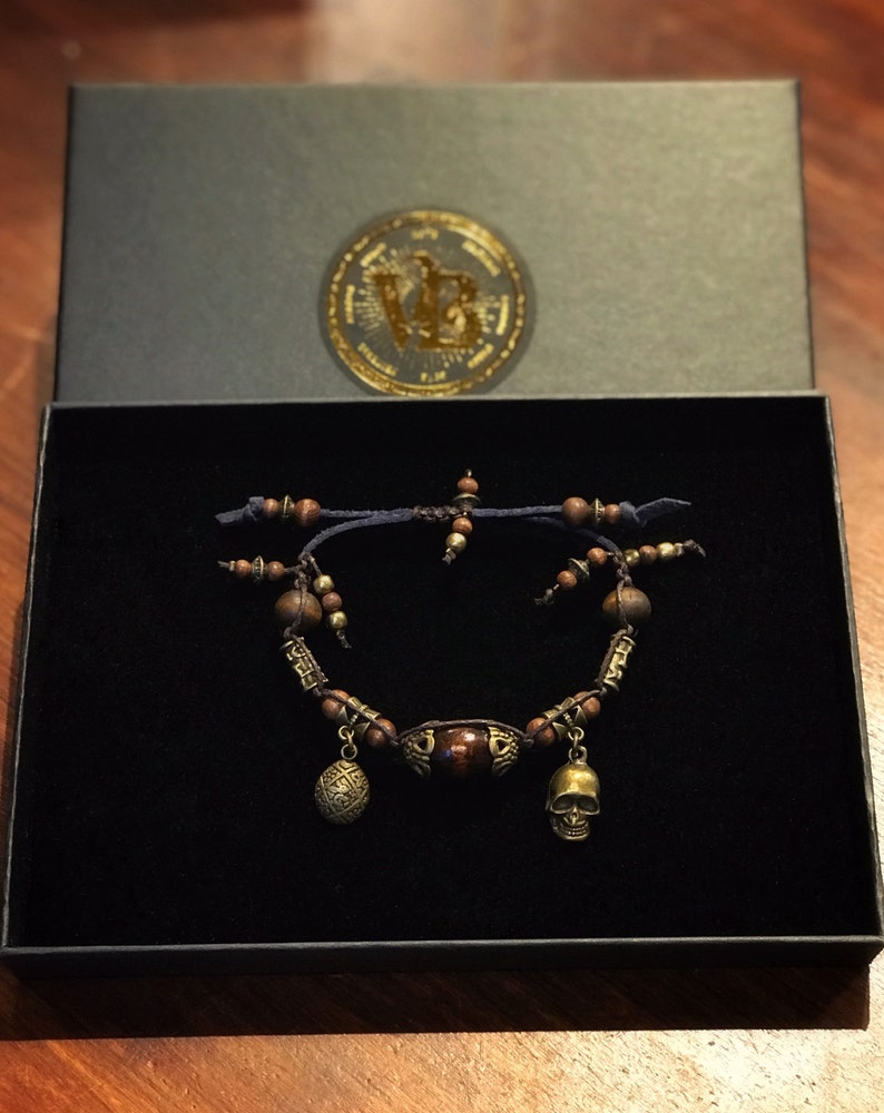 Pirate's Booty Grey Bracelet Etsy