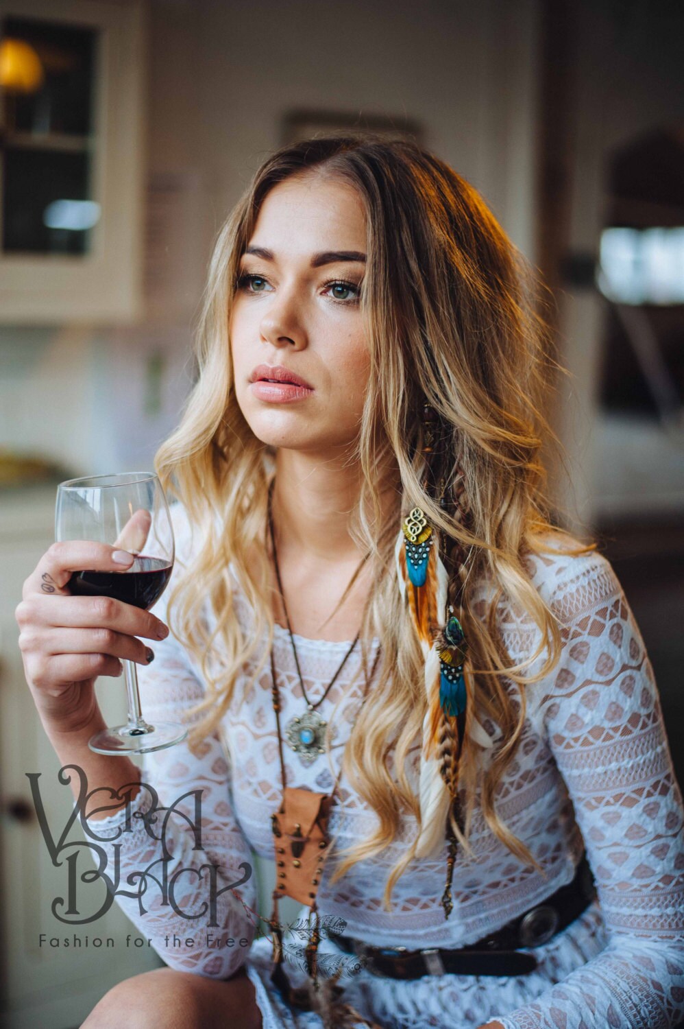 Etsy hair feathers top
