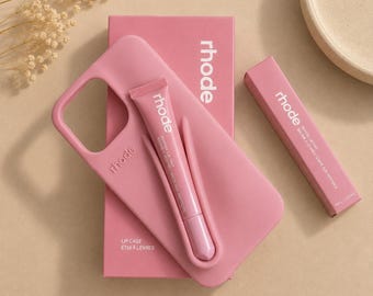 Cute Makeup Organizer Phone Shell Featuring Dedicated Lip Gloss Pocket for On-the-Go Touch-ups