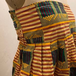 African wax print dress