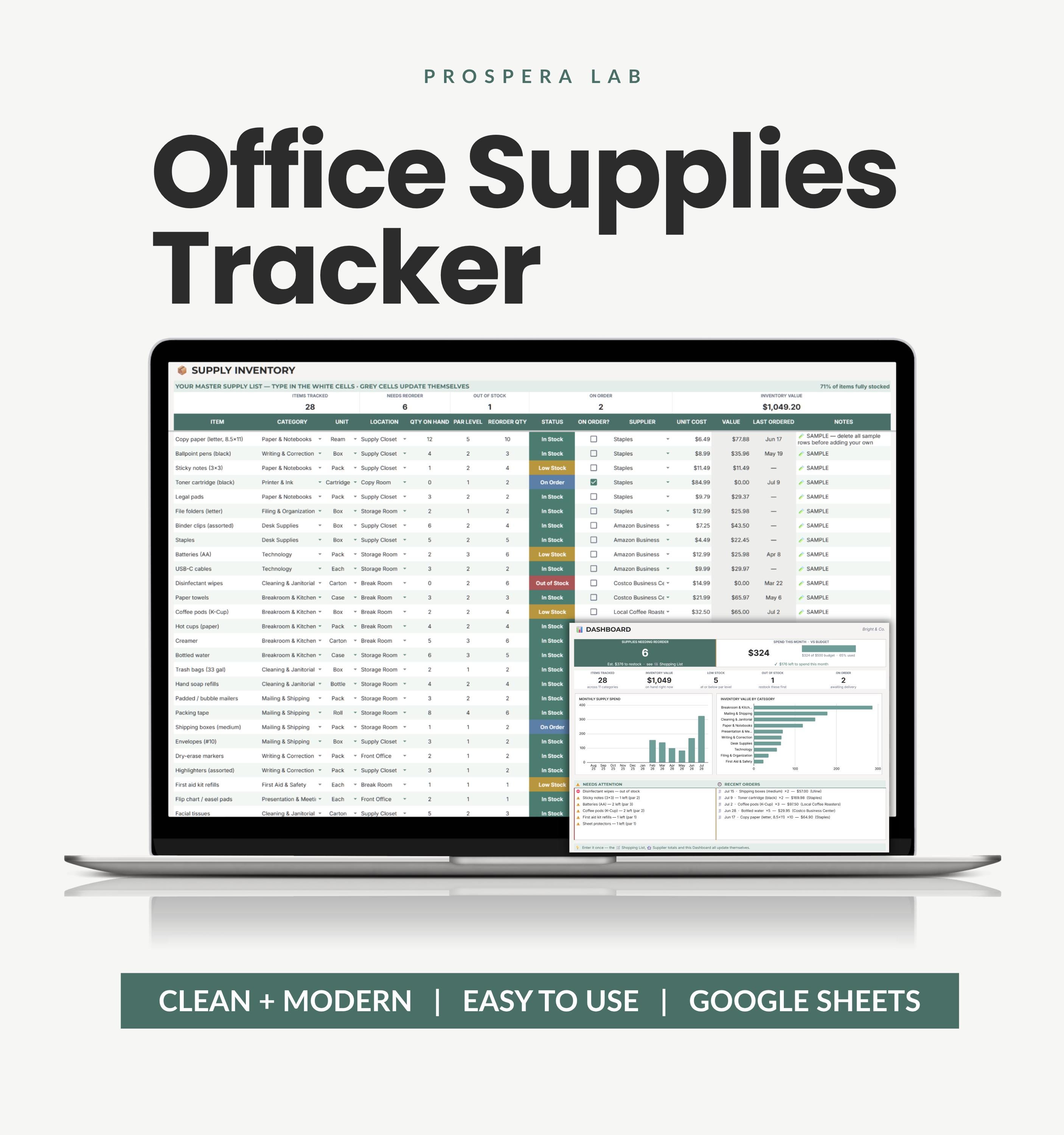 Office Supply Order Form - Etsy