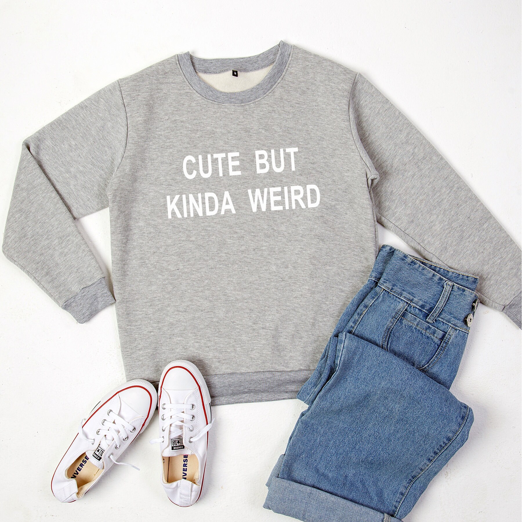 Cute but kinda weird tumblr sweatshirt with sayings funny Etsy