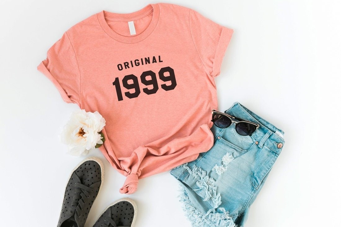 20e anniversaire chemises pour les graphistes femmes tee cadeaux d’anniversaire petite amie pour ses 90 s vêtements t shirts 1999 unique cadeaux originaux pour fille 20e anniversaire chemises pour les graphistes femmes tee amie cadeaux d’anniversaire petite amie tee pour ses 90 s vêtements t shirts 1999 unique cadeaux originaux pour fille db8f26