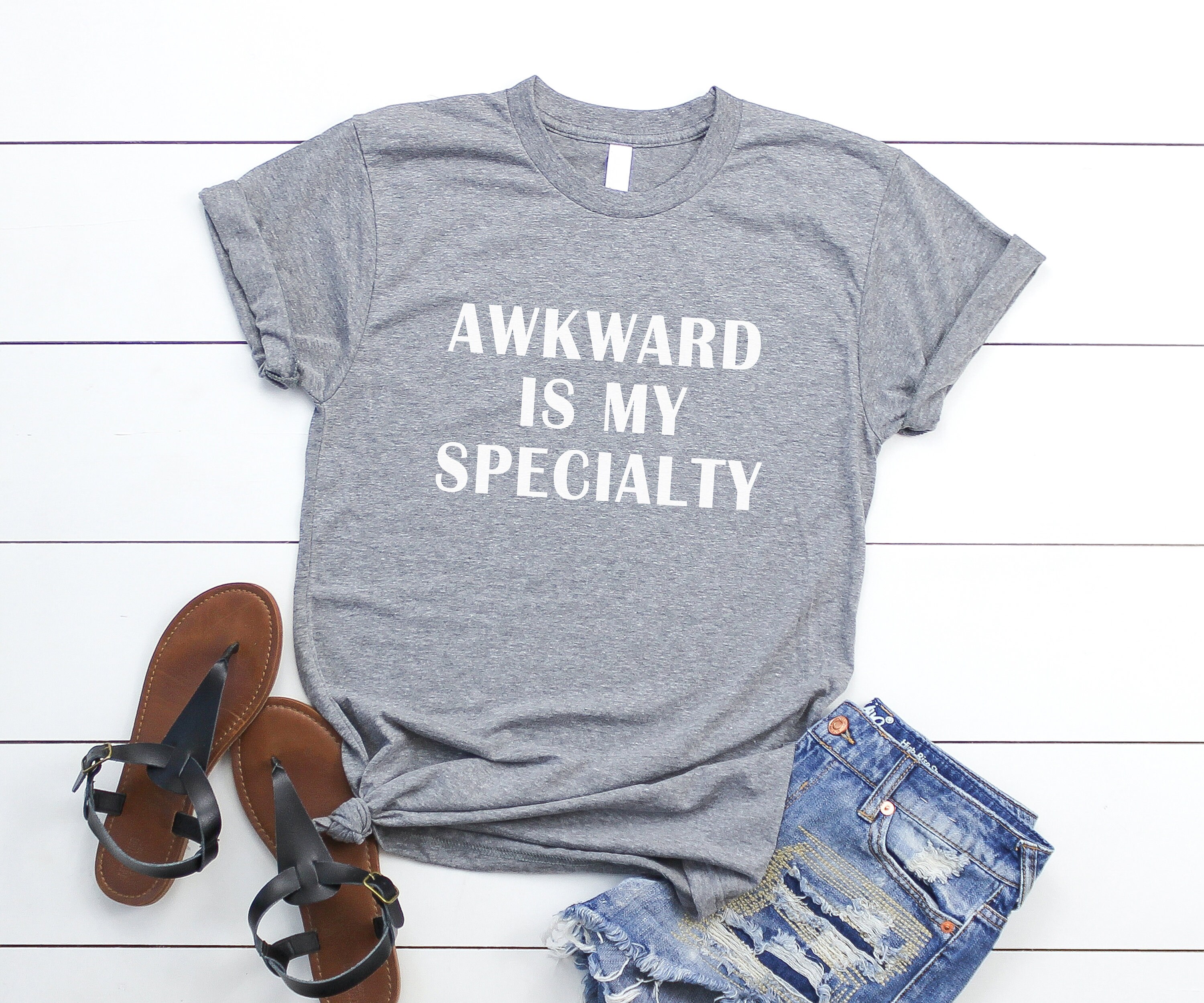 Awkward is my specialty Funny TShirts Instagram Tumblr T Shirt Etsy