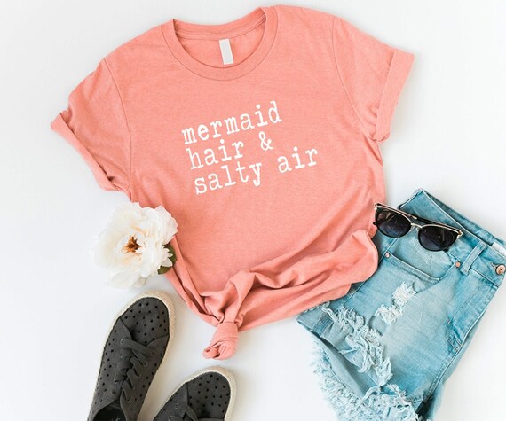 Mermaid Hair Funny Tshirt T Shirt With Sayings Tumblr Shirt Etsy