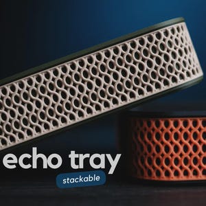 Echo Tray Desk Organizer | Modern Catchall Valet Tray | Minimalist Storage (Stackable)