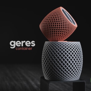 Modern Storage Container - Geres Secure Screw Lid Organizer