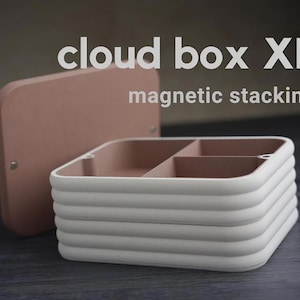 Magnetic Desk Organizer - Stackable Modular Storage for Office